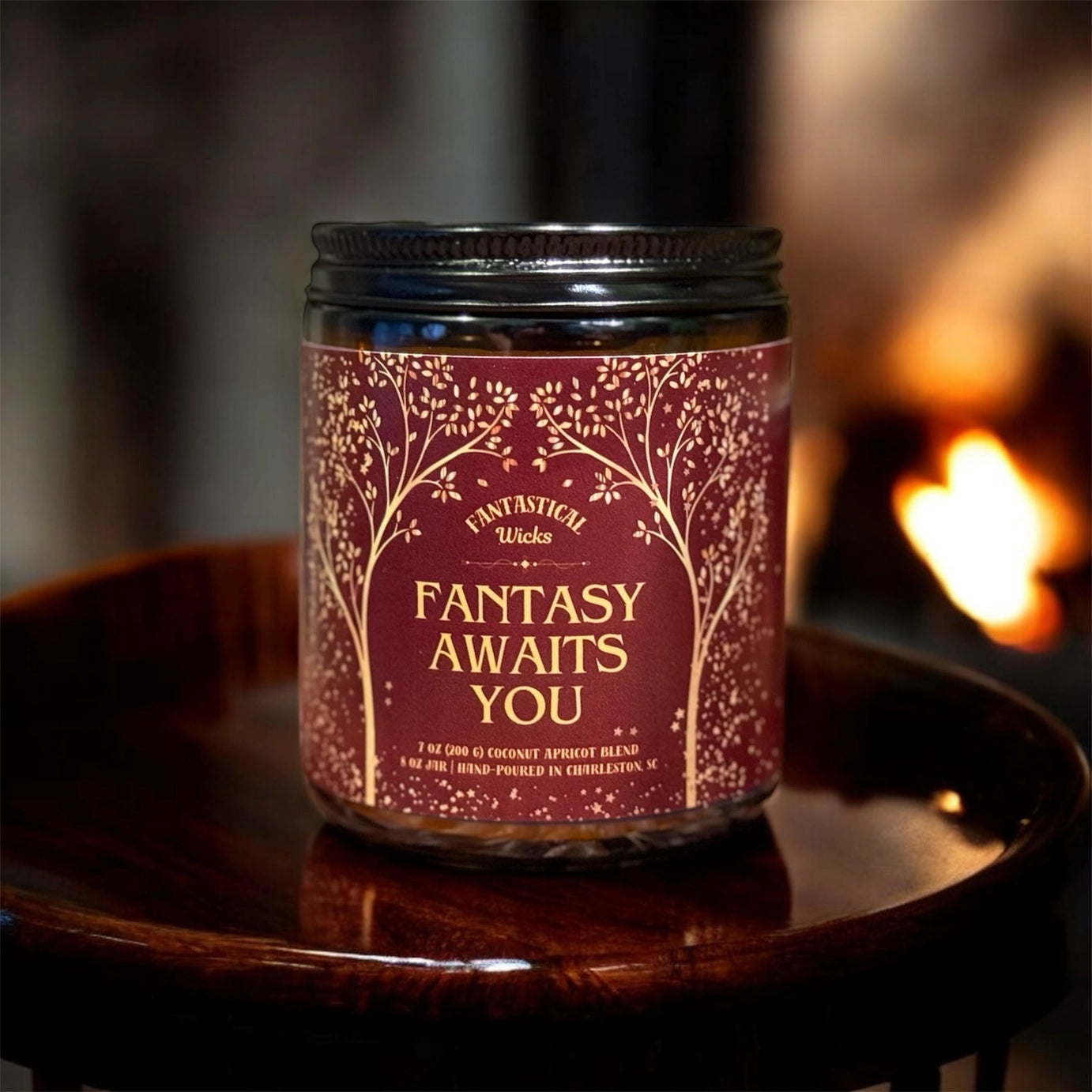 Fantasy Awaits You | Whimsical Soy Candle for Book Lovers & Dreamers